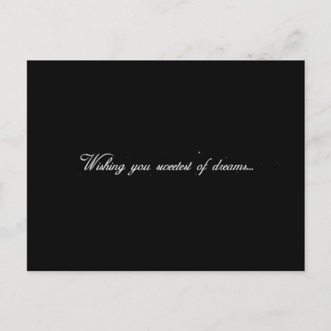 ÖNSKAR DIG SVENTEST AV DREAMS GOODNIGHT EXPRE VYKORT (Framsida)