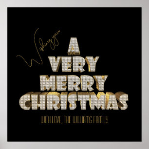 Önskar dig väldigt God jul Poster