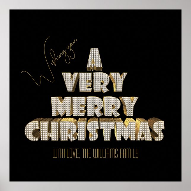 Önskar dig väldigt God jul Poster (Framsidan)