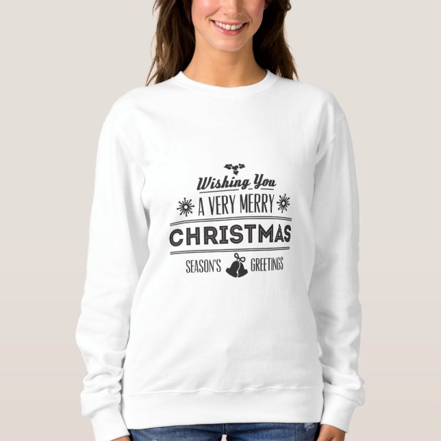 Önskar dig väldigt mycket God jul T Shirt (Framsida)
