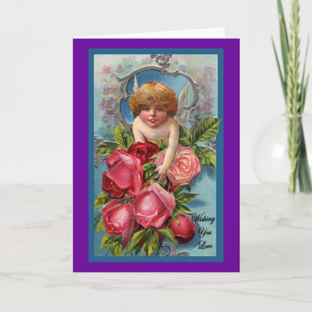 Önskar ditt Kärlek-kort Helgkort (Framsida)