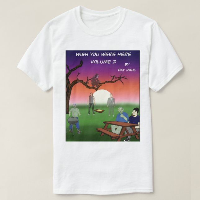 Önskar du var här 2 Basic T Shirt (Design framsida)