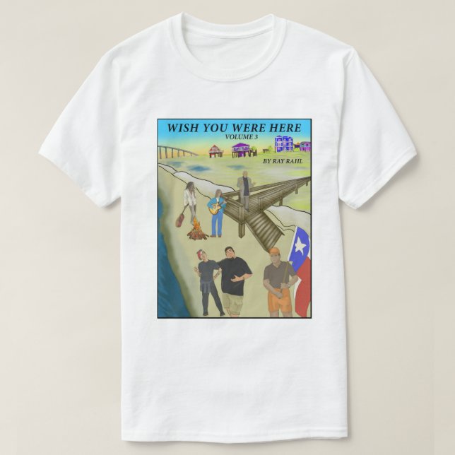 Önskar du var här 3 Basic T Shirt (Design framsida)