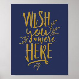 Önskar du var här Bröllops Minnestavla skylt NAV