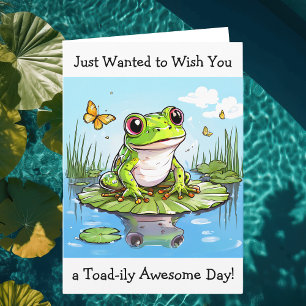 Önskar en Fantastisk-dag som är toad-oljig Kort