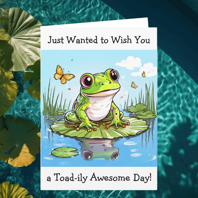 Önskar en Fantastisk-dag som är toad-oljig Kort (Skapare uppladdad)