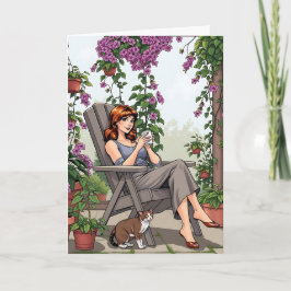 Önskar en födelsedag i Kärlek fullt Kort