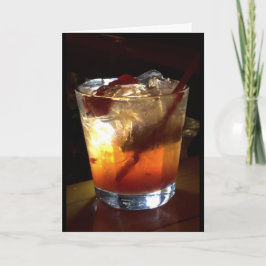 Önskar en gammal, fastiserad jul! helgkort