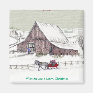 Önskar en God jul... Magnet