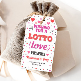 Önskar en lotto kärlek Alla hjärtans Märkre Presentetikett