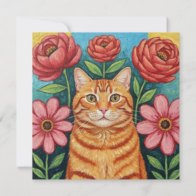 Önskar en Purr Day! Vänskap Kort (Framsida)