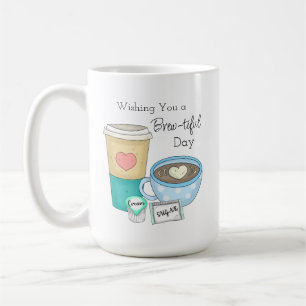 Önskar en söndaglig dag Kaffe Pun Kaffemugg