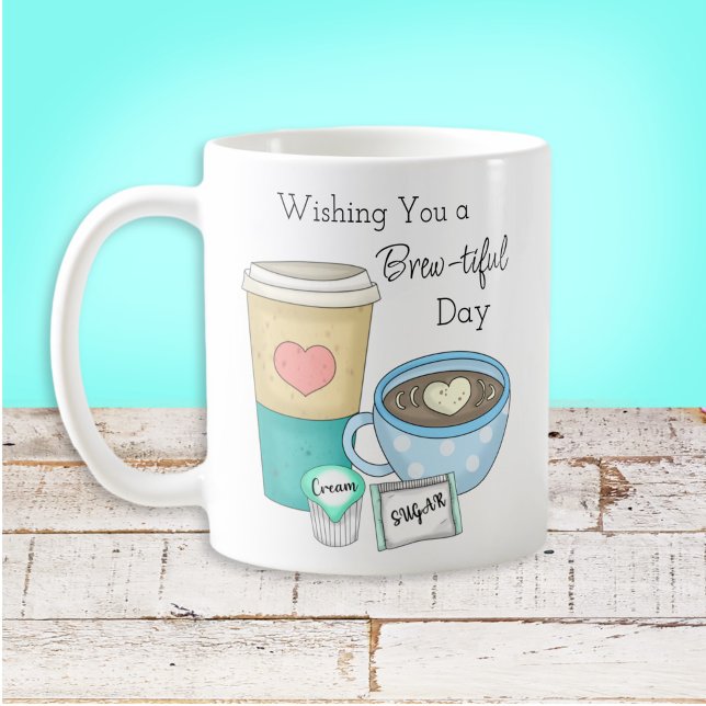 Önskar en söndaglig dag | Kaffe Pun Kaffemugg (Skapare uppladdad)