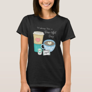 Önskar en söndaglig dag   Kaffe Pun T Shirt