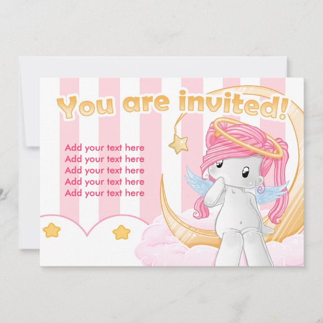 Önskar en stjärna inbjudningar (Framsida)