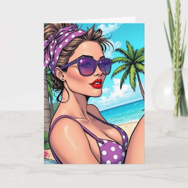 Önskar en Underbar sommar | Satt Hi Kort (Framsida)