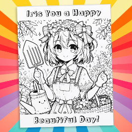 Önskar Er En Glad Vacker Dag | Målarbild