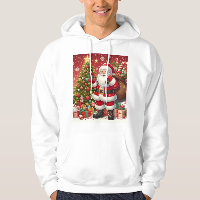 önskar er en god jul hoodie (Framsida)