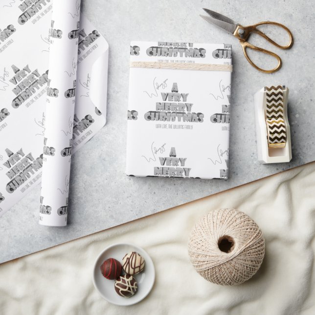 Önskar er en riktigt god jul presentpapper (Hantverk)