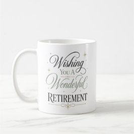 Önskar Er En Underbar Pension Personlig Kaffemugg