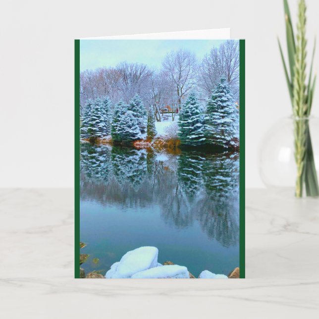 Önskar Er En Vacker Julsäsong Helgkort (Framsida)