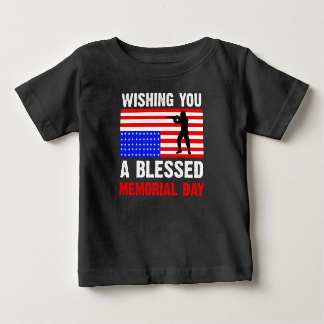 Önskar Er En Välsignad Minnesdag T Shirt (Framsida)