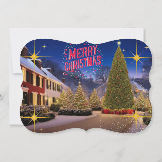 "Önskar er frid och glädje denna jul" Kort