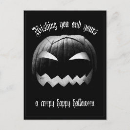Önskar er och era en kuslig god Halloween Helg Vykort