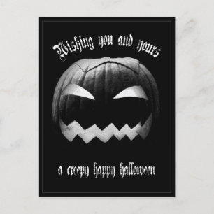Önskar er och era en kuslig god Halloween Helg Vykort
