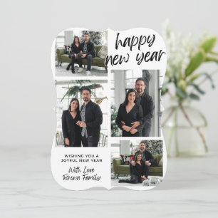 Önskar ett Glatt nytt år med Lov Helgdag Card Julkort