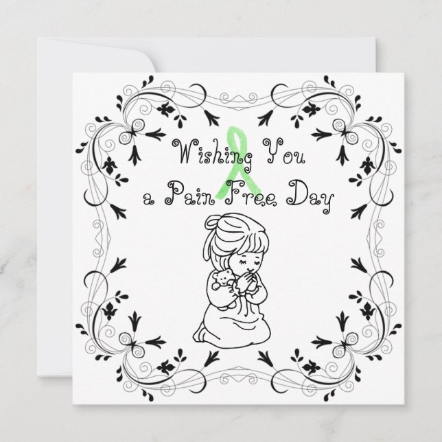 Önskar ett smärtfritt dagskort för Lyme-patienter (Framsida)