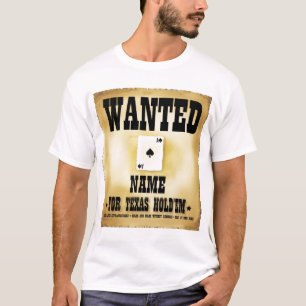 Önskar för Texas Holdem Manar T-Shirt