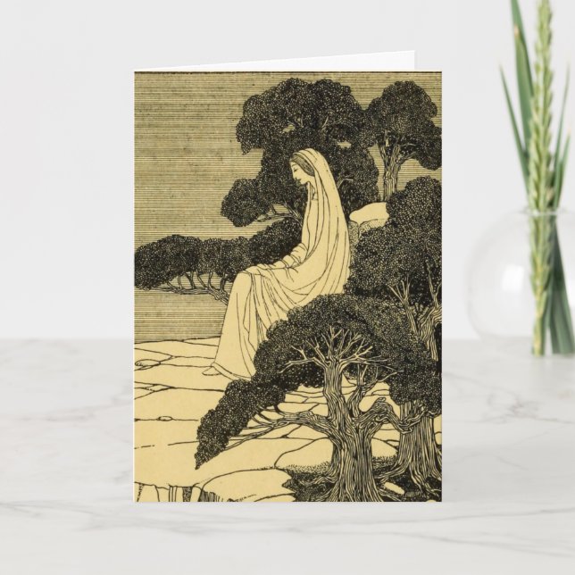 Önskar fred och styrka kort (Framsida)