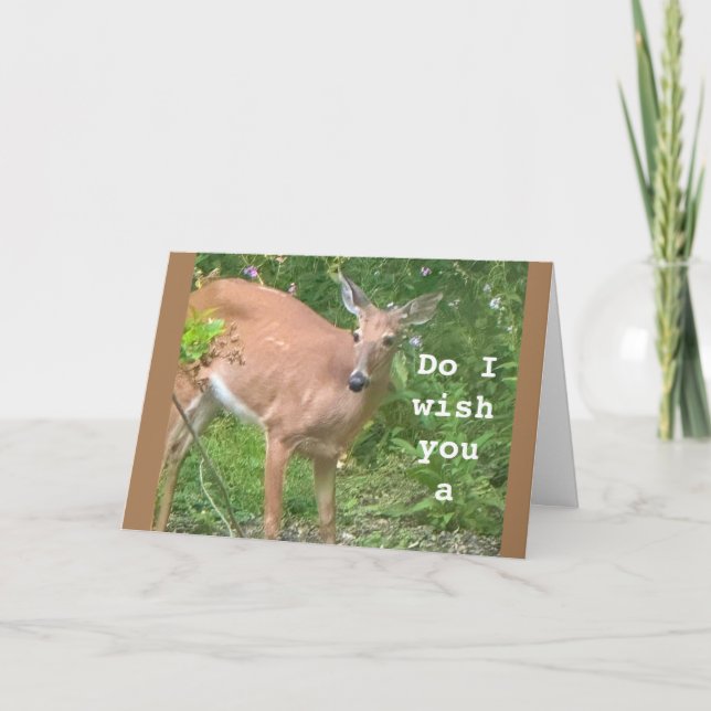 ÖNSKAR JAG EN GRATTIS PÅ FÖDELSEDAGEN? GÖR DET! KORT (Framsida)