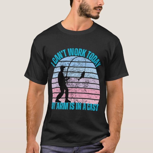 Önskar jag fiskade t shirt (Framsida)