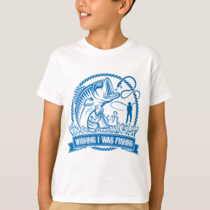 Önskar jag var fiske t shirt