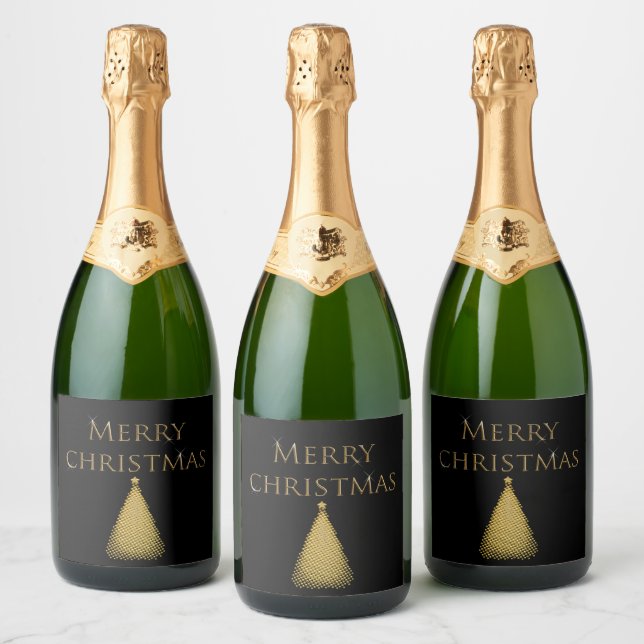 Önskar lycklig och ett framgångsrikt nytt år vin-a (Flaskor)