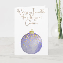 Önskar min Mamma en magisk jul Helgkort
