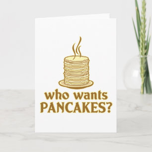 Önskar vem pannkakor? kort