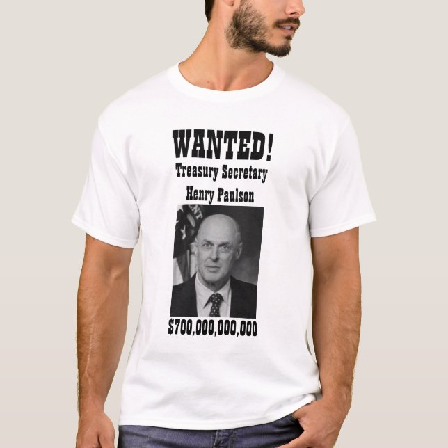 ÖNSKAT! Henry Paulson (räddningsaktionen) T-shirt (Framsida)