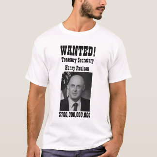 ÖNSKAT! Henry Paulson (räddningsaktionen) Tröja