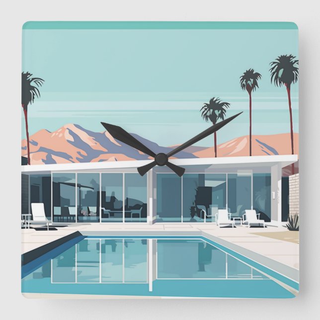 ÖNSKAT LEVNADSNUMMER 4 FYRKANTIG KLOCKA (Framsida)