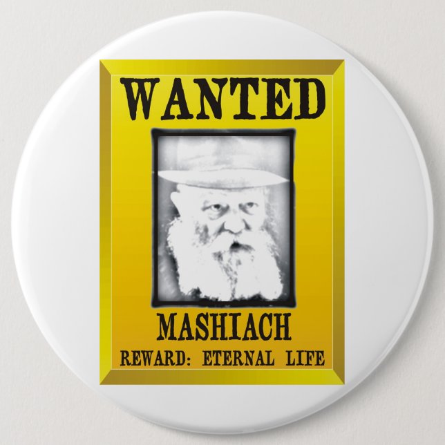 Önskat: Mashiach Knapp (Framsida)