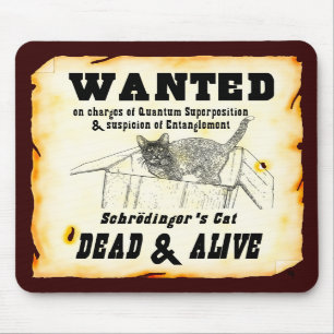 "ÖNSKAT: Schrodingers katt" Mousepad Musmatta