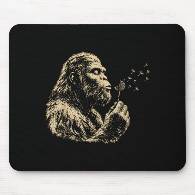 Önskeblåser Roligt Bigfoot Blåser Maskros Musmatta (Framsidan)