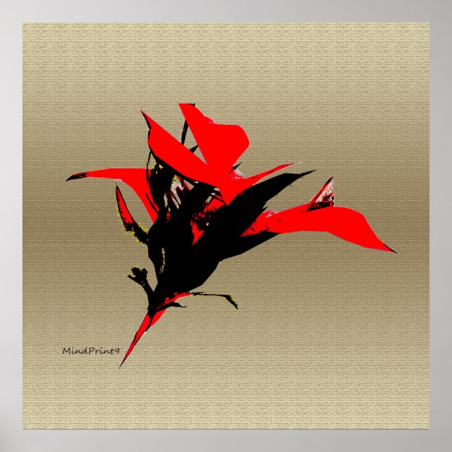 Önskeblomma Poster (Framsidan)