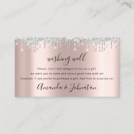 Önskekälla för Bröllop gift-idea-Ro-drivmedel Gråt Visitkort