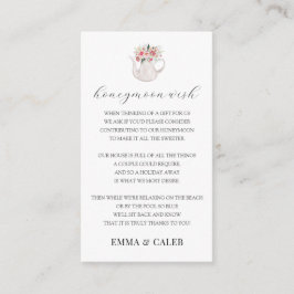 Önskekort för smekmånadspengar tilläggskort