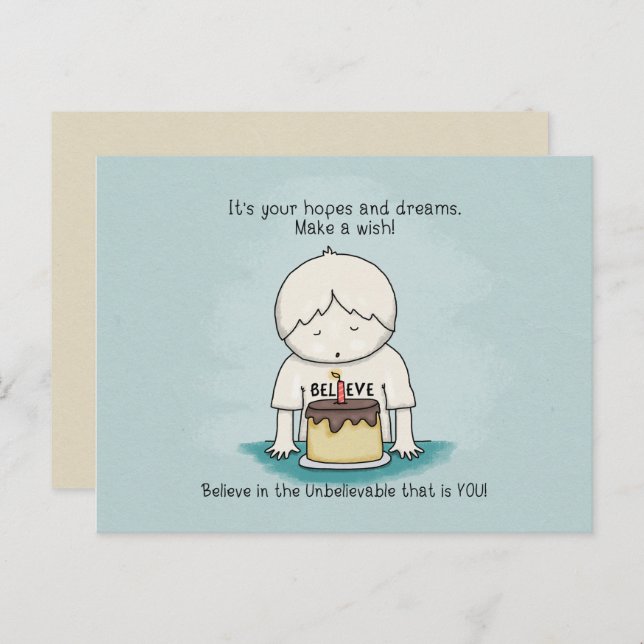 Önskemål är Hopes and Dreams Postcard Vykort (Fram/baksida)