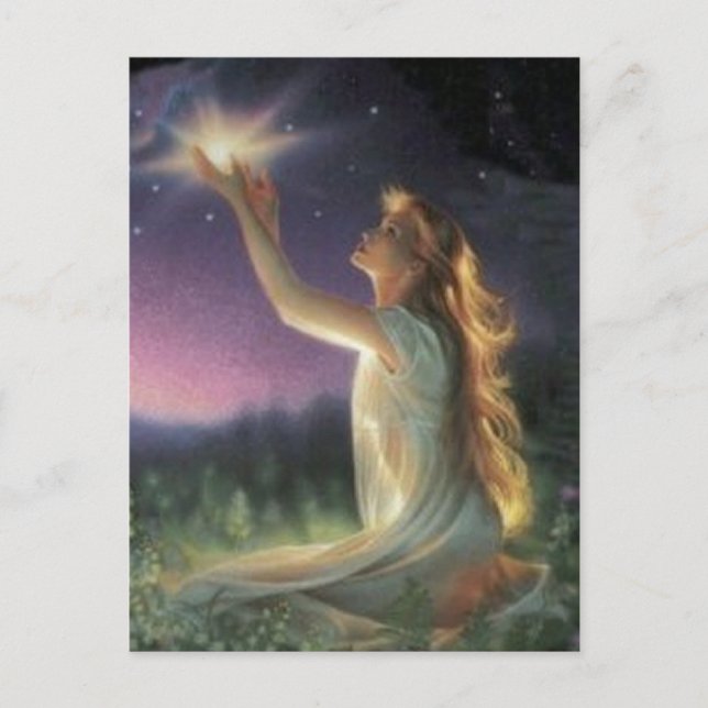 Önskemål bland stenarna vykort (Framsida)